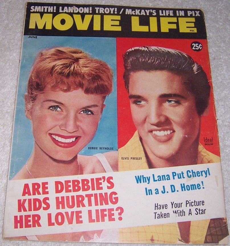 MOVIE LIFE magazine side cover June 1960