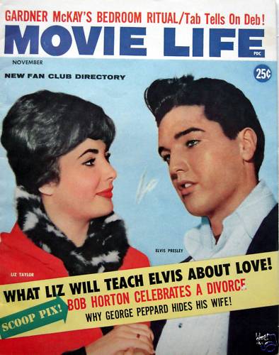 MOVIE LIFE magazine side cover November 1960