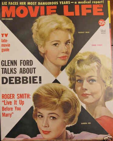 MOVIE LIFE magazine side cover December 1960