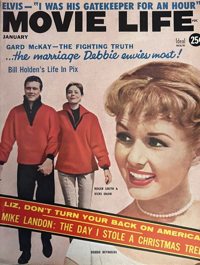 MOVIE LIFE magazine side cover January 1961