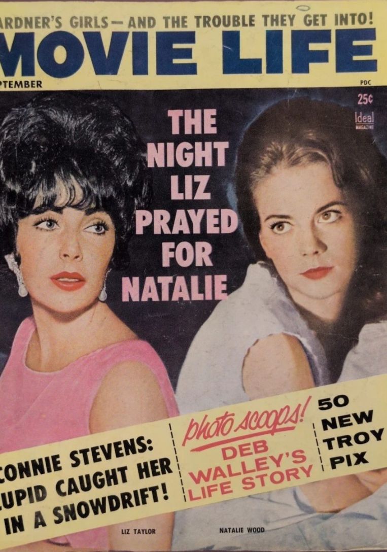 MOVIE LIFE magazine side cover September 1961