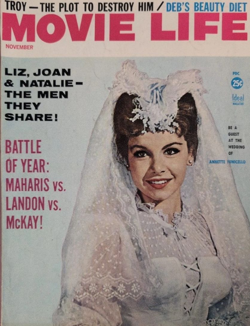 MOVIE LIFE magazine side cover November 1961