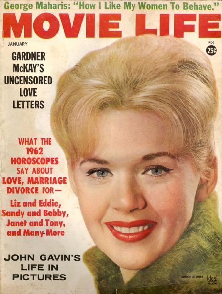 MOVIE LIFE magazine side cover January 1962