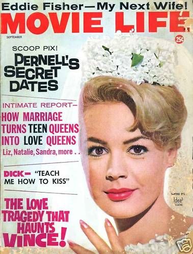 MOVIE LIFE magazine side cover September 1962