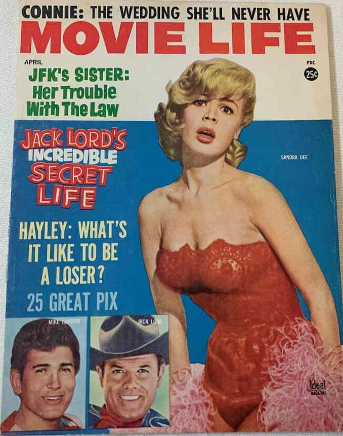 MOVIE LIFE magazine side cover April 1963
