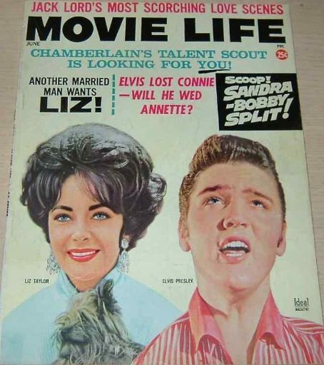 MOVIE LIFE magazine side cover June 1963