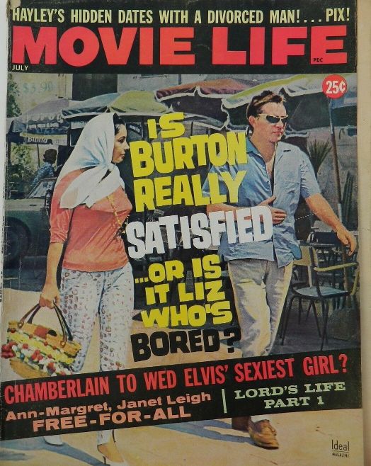 MOVIE LIFE magazine side cover July 1963