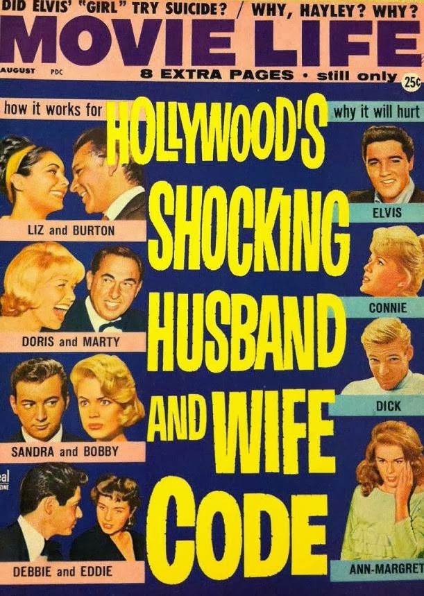 MOVIE LIFE magazine side cover August 1963