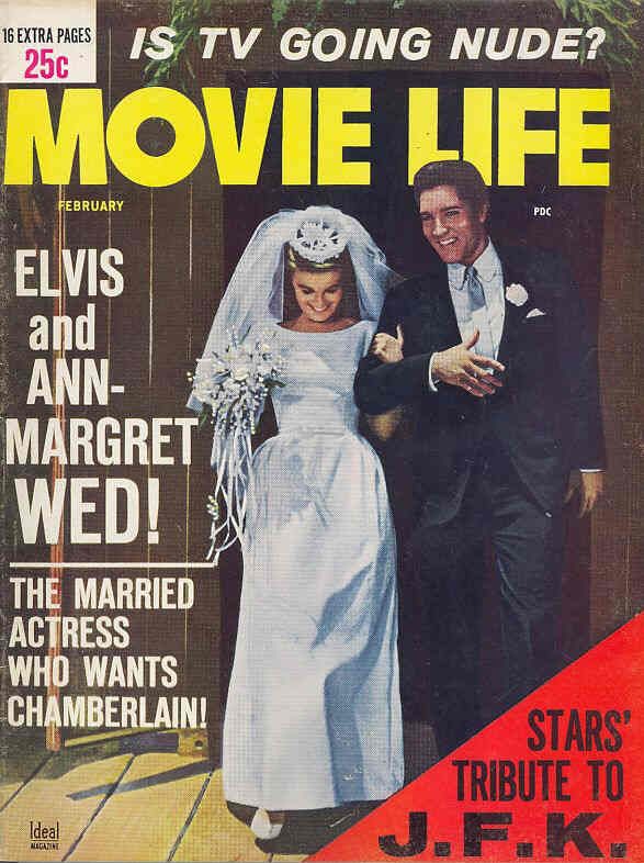 MOVIE LIFE magazine side cover February 1964