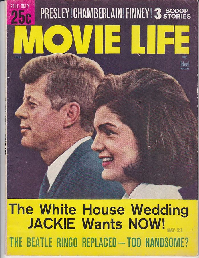 MOVIE LIFE magazine side cover July 1964