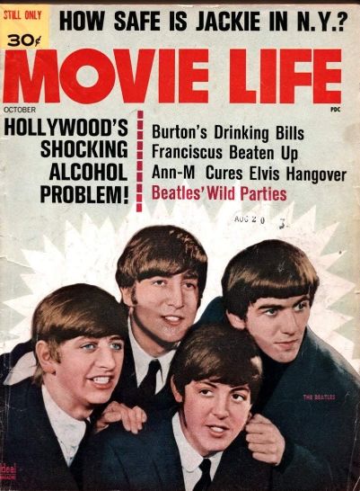 MOVIE LIFE magazine side cover October 1964