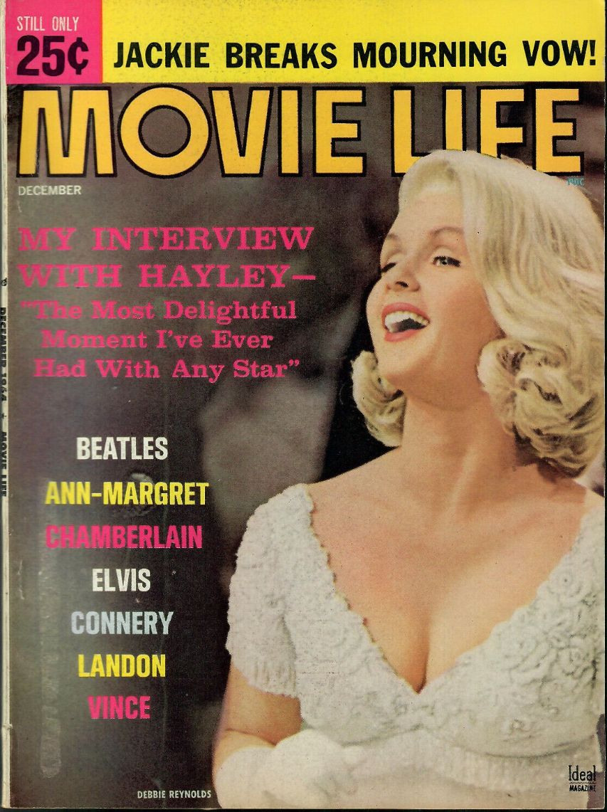 MOVIE LIFE magazine side cover December 1964