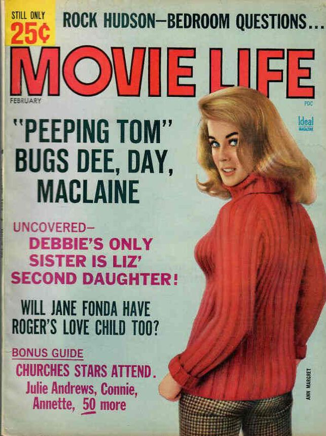 MOVIE LIFE magazine side cover February 1965