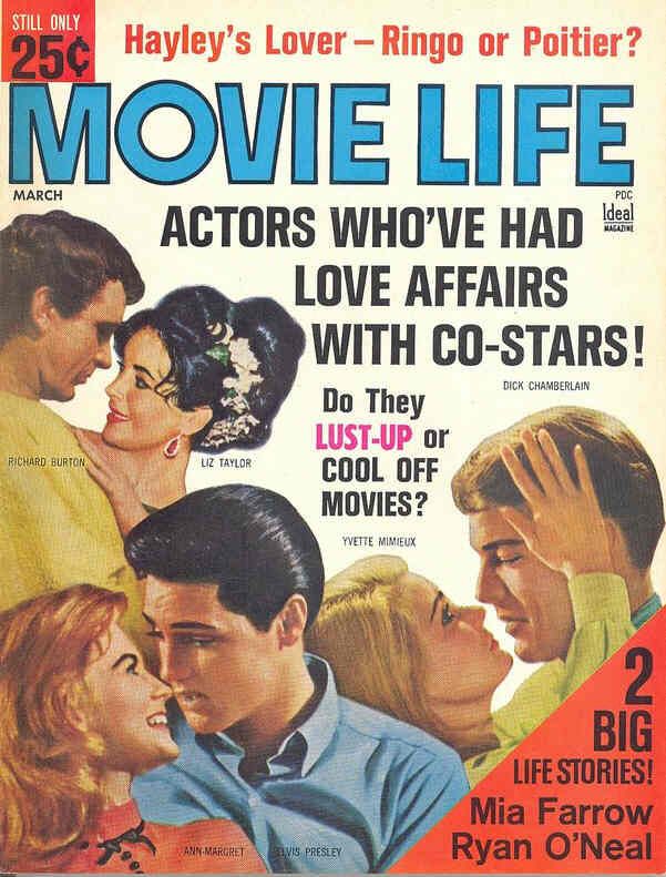 MOVIE LIFE magazine side cover March 1965