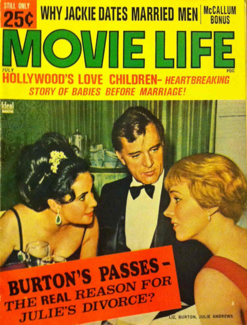 MOVIE LIFE magazine side cover July 1965