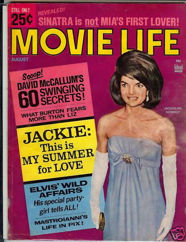 MOVIE LIFE magazine side cover August 1965