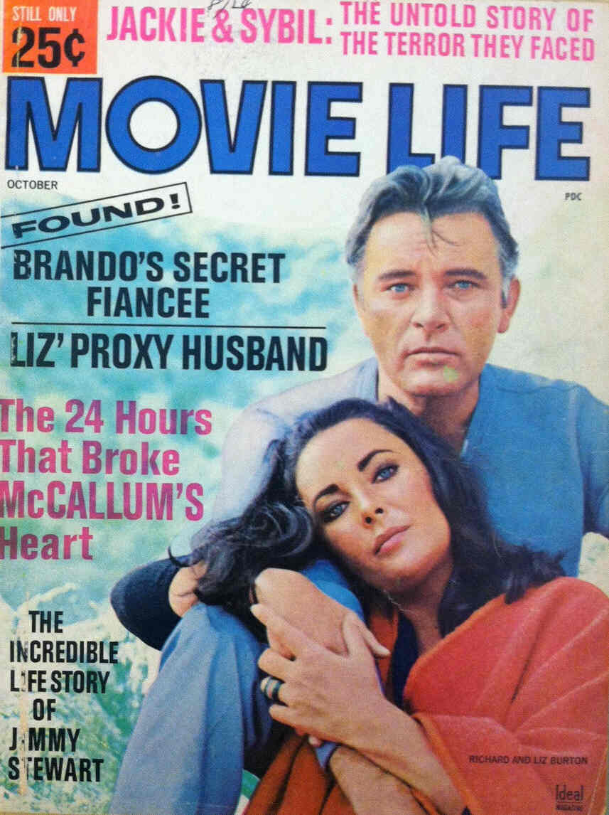 MOVIE LIFE magazine side cover October 1965