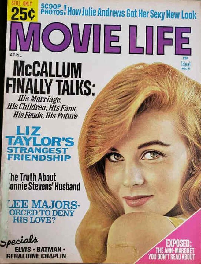 MOVIE LIFE magazine side cover April 1966