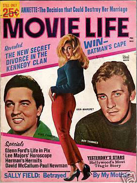 MOVIE LIFE magazine side cover May 1966