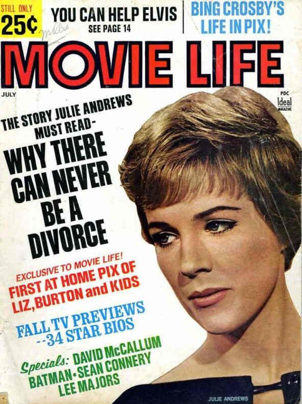 MOVIE LIFE magazine side cover July 1966
