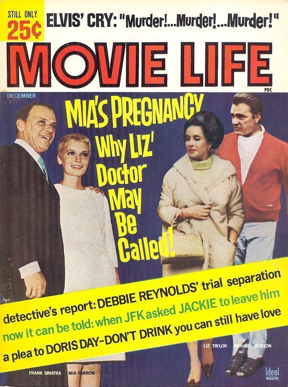 MOVIE LIFE magazine side cover December 1966