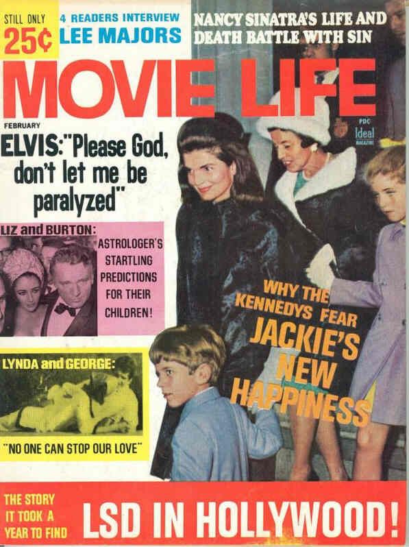 MOVIE LIFE magazine side cover February 1967