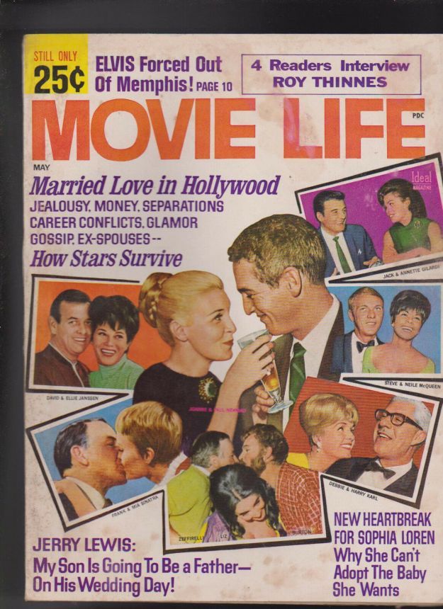 MOVIE LIFE magazine side cover May 1967