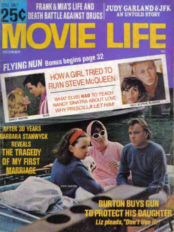 MOVIE LIFE magazine side cover December 1967