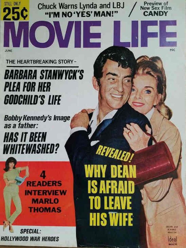 MOVIE LIFE magazine side cover June 1968