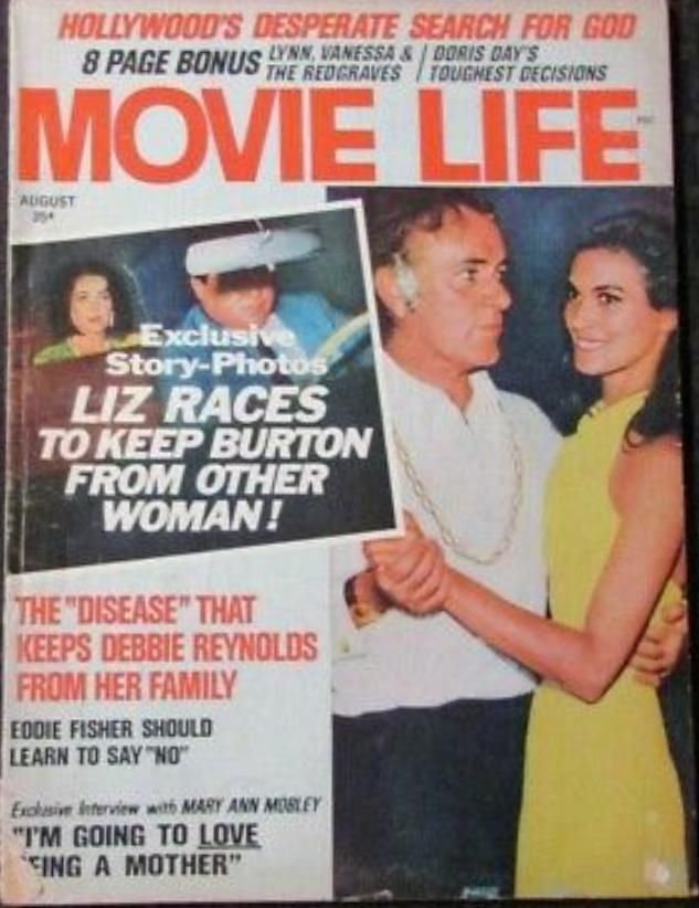 MOVIE LIFE magazine side cover August 1968