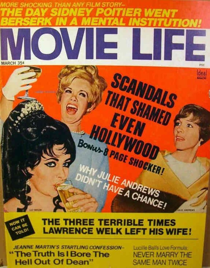 MOVIE LIFE magazine side cover March 1969