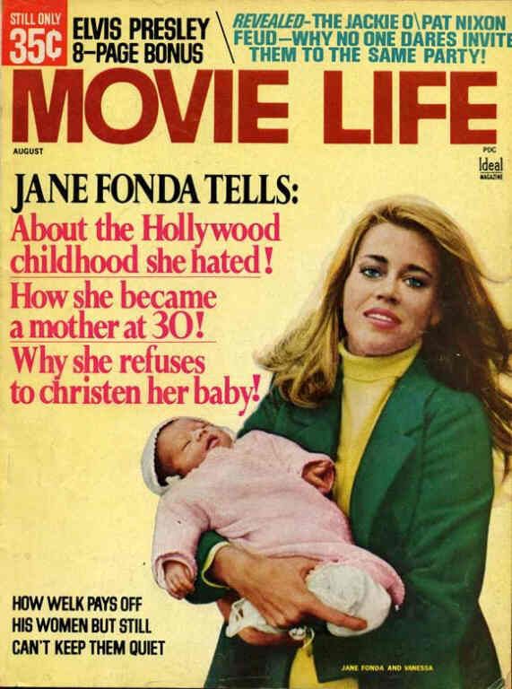 MOVIE LIFE magazine side cover August 1970