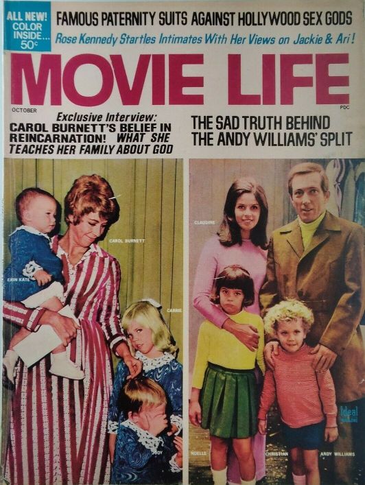 MOVIE LIFE magazine side cover October 1970