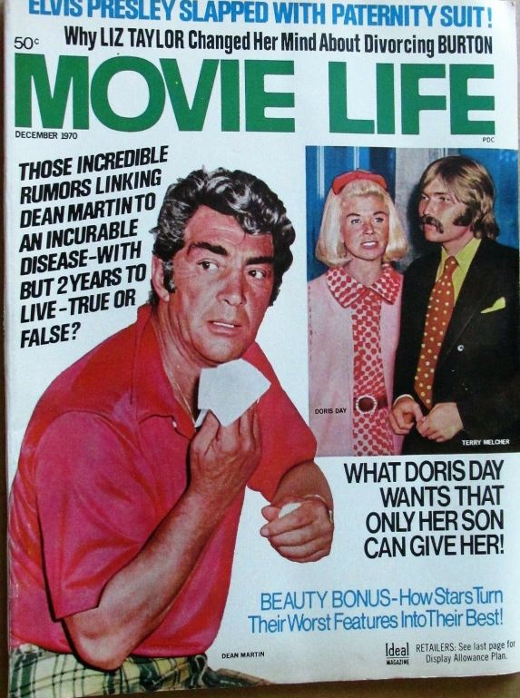 MOVIE LIFE magazine side cover December 1970
