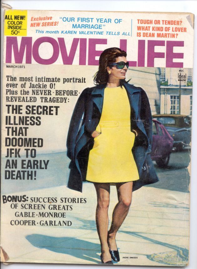 MOVIE LIFE magazine side cover March 1971