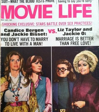 MOVIE LIFE magazine side cover May 1971