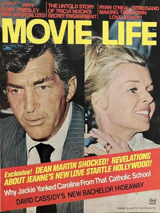 MOVIE LIFE magazine side cover July 1971