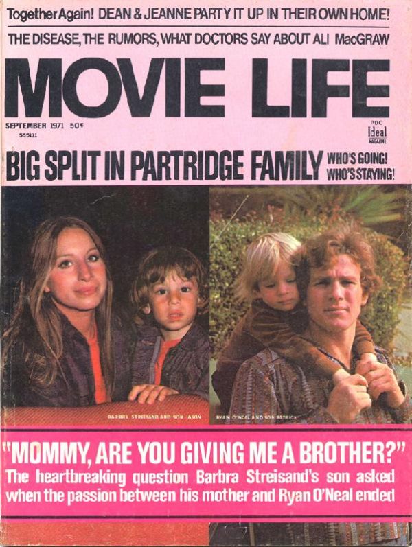MOVIE LIFE magazine side cover September 1971