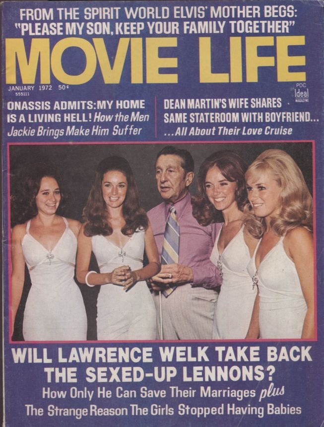 MOVIE LIFE magazine side cover January 1972