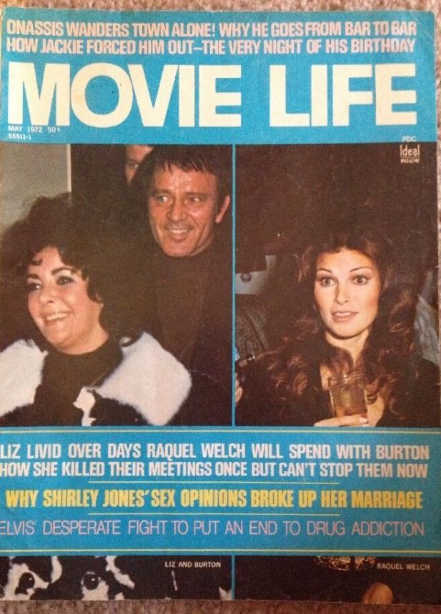 MOVIE LIFE magazine side cover May 1972