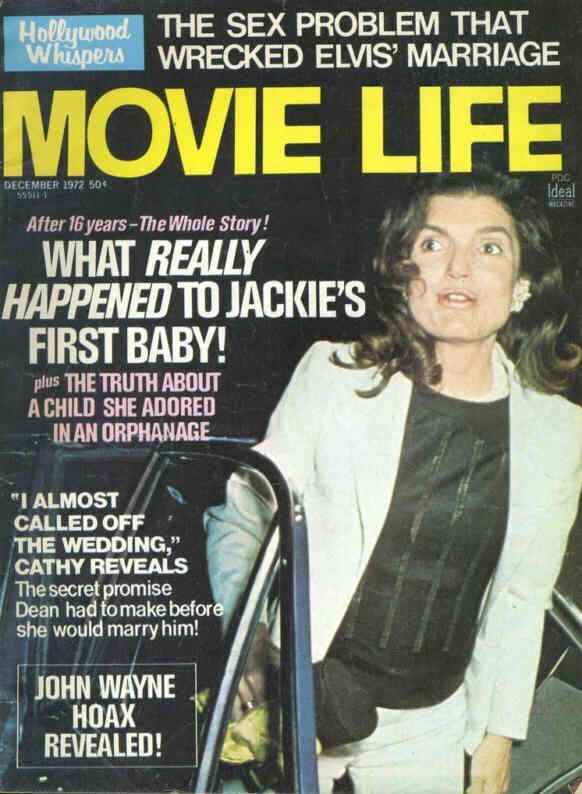 MOVIE LIFE magazine side cover December 1972