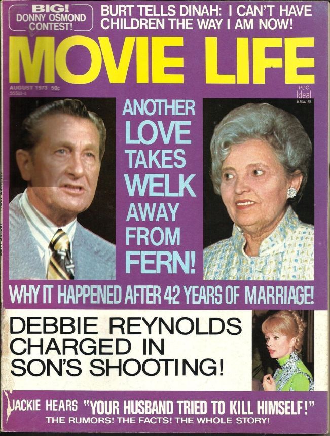 MOVIE LIFE magazine side cover August 1973