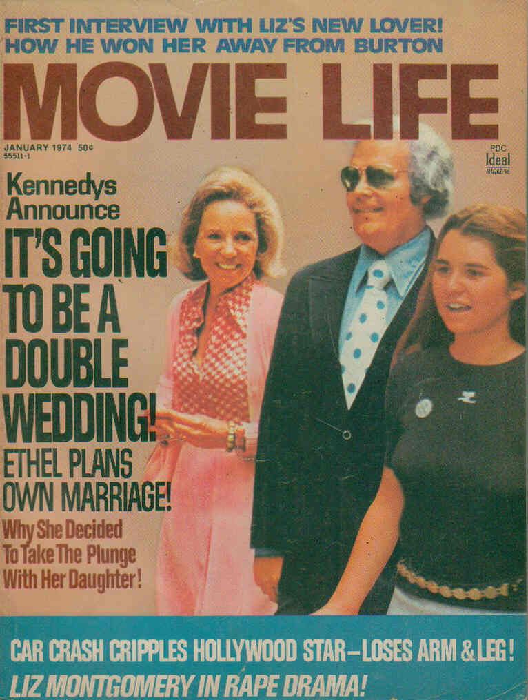 MOVIE LIFE magazine side cover January 1974