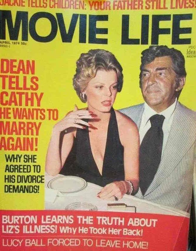 MOVIE LIFE magazine side cover April 1974