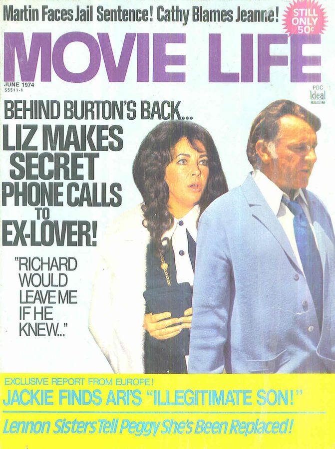 MOVIE LIFE magazine side cover June 1974