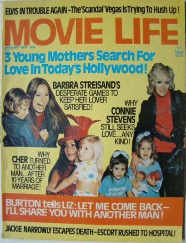 MOVIE LIFE magazine side cover January 1975