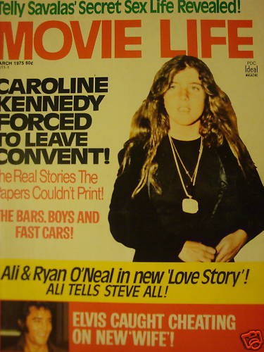 MOVIE LIFE magazine side cover March 1975