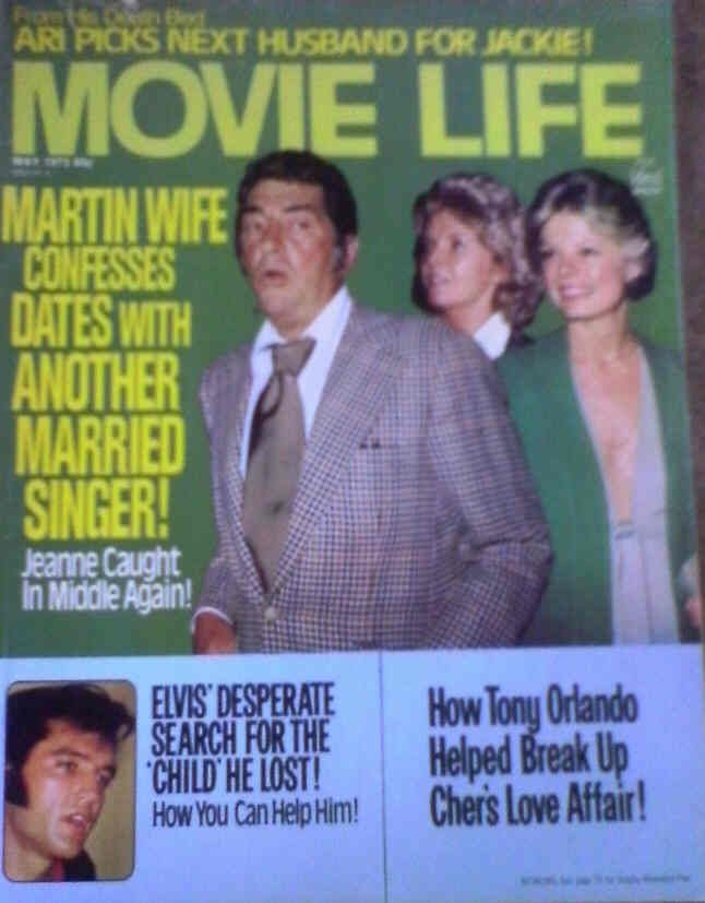 MOVIE LIFE magazine side cover May 1975