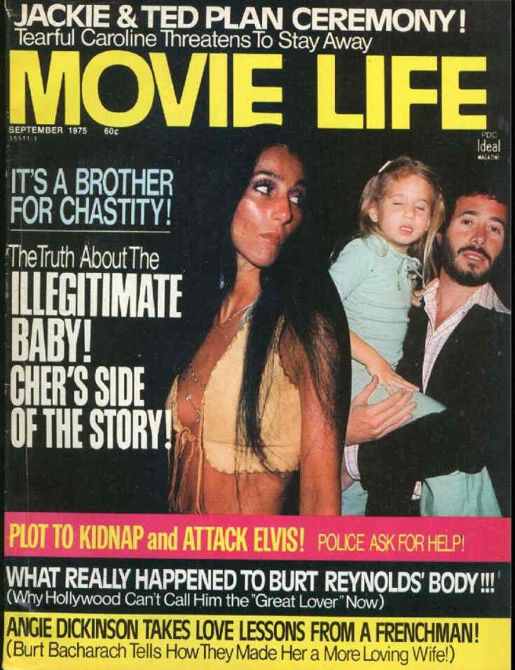 MOVIE LIFE magazine side cover September 1975
