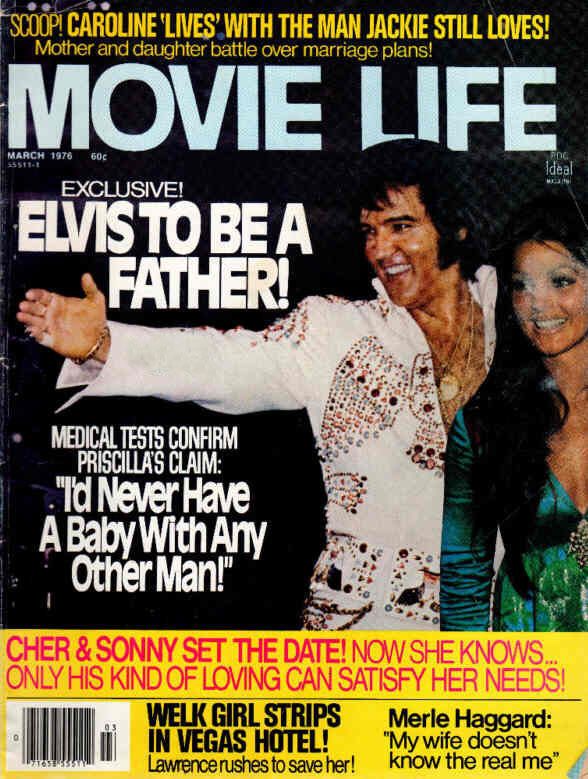 MOVIE LIFE magazine side cover March 1976